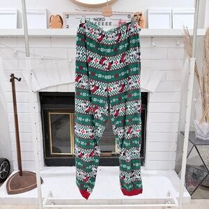 Disney Mickey & Minnie in Santa Hat Christmas Comfortable Pajama Pants